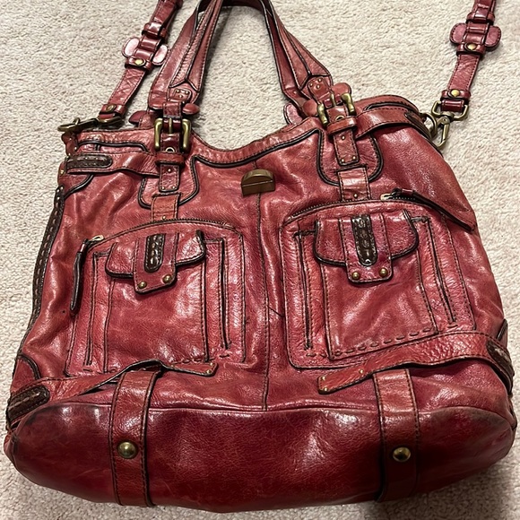 Red Leather Bag - Picture 1 of 1